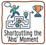 AI shortcutting the Aha moment icon